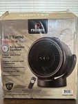 Pelonis 2-IN-1 Turbo Heater And Fan With Remote Control Black. Fixed Price $85.00.