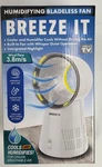 Breeze Bladeless Fan With Humidifier And Led Nightlight Quiet Cools Usb. Fixed Price $17.00.