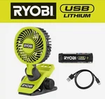 Ryobi Usb Lithium Clamp Fan Kit With 2.0 Ah Battery Ships Puerto Rico. Fixed Price $47.77.