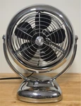 Vtg Vornado Vfan 3 Speed Chrome 10" Retro Metal Vortex. Fixed Price $165.00.
