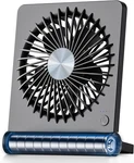 Koonie Portable Desk Fan, 3.5-20HRS Battery Operated 5.7*6.9*1.5 Inch, Black. Fixed Price $29.98.