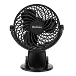 Holmes 4" On-the-go Portable Clip Rechargeable Battery 360 Rotation Fan Black. Fixed Price $19.23.
