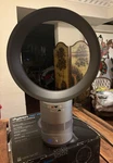 Dyson AM01 Bladeless Air Multiplier Fan Gray Adjustable Tilt Oscillation. Fixed Price $200.00.