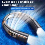 Neck Fan Rechargeable 8000MAH Led Display 360 Cooling Airflow Mini Conditioner. Fixed Price $26.24.