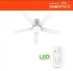 Home Decorators Collection Carley 52" Led Indoor White Smart Ceiling Fan+remote. Fixed Price $59.99.