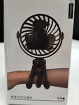 Battery Operated Stroller Fan Flexible Tripod Clip On With 3 Speeds Black. Fixed Price $10.00.