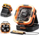 Raddy CF3 Camping Fan: 20000MAH, 3W Solar, Led, 6 Speeds, 90 Oscillating, Usb-c. Fixed Price $45.99.