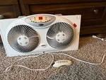 Bionaire Window Fan With Reversible Airflow Blades 3-SPEED Settings, Program. Fixed Price $40.00.