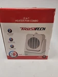 Trustech 2 Fan And Heater Combo, Portable Cooling Desk SFH-181TP. Fixed Price $30.59.