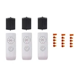 3 Pack Universal Small Ceiling Fan Remote Control Kit Wireless Receiver Lamp. Fixed Price $82.16.