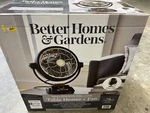 Better Homes & Gardens Retro Tabletop Heater Black Brass Finish. Fixed Price $45.99.