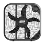Seasons Comfort Inch Box Fan, 3 Speeds, Built-in Handle, Quiet, Etl FBX20. Fixed Price $34.95.