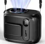 Sweetfull Portable Waist Rechargeable Neck & Clip Fan, Black, 10H. Fixed Price $33.24.