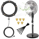 Fan Misters For Outside Patio, Upgraded Kit With 19.69FT (6M) Water Su.... Fixed Price $47.40.