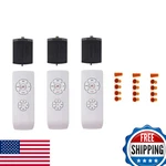 3 Pack Universal Small Size Ceiling Fan Remote Control Kit Mini Wireless. Fixed Price $76.49.
