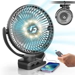 8-INCH Clip On Fan 12000MAH Portable Battery Rechargeable With 3 Speeds.... Fixed Price $39.31.