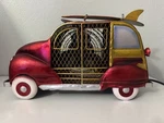 Deco Breeze Figurine Car Fan Woody Station Wagon W/ Surfboard Table Top #DBF0272. Fixed Price $42.46.