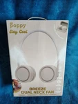 Xo Poppy Stay Cool Breeze Dual Personal Neck Fan With Carry Case New. Fixed Price $16.00.