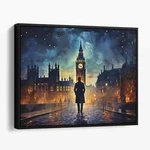 Sherlock Holmes London Van Gogh Starry Night Retro Canvas Wall Art Print. Fixed Price $84.00.