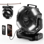 Socool D13 Camping Fan 40000MAH Rechargeable 136HRS Runtime. Fixed Price $209.99.