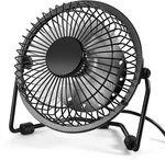 Amken Small Desk Fan, 4 Inch Powered By Usb, 360 Rotation - Fans. Fixed Price $18.58.