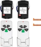 2-PACK Universal Ceiling Fan Remote Control Kit With Light Dimmer For White. Fixed Price $55.30.