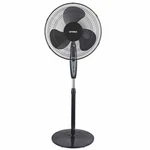 Optimus 16 In. Oscillating Stand Fan With Remote Control Black. Fixed Price $86.07.