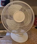Lasko 12" Oscillating Performance 3 Speed Table Fan - White. Fixed Price $24.95.