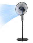Pelonis 16" Oscillating Pedestal Stand Up Inch Dc Motor Fan, Black. Fixed Price $111.70.