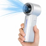 199 Levels Of Ice Wind Portable Handheld Fan 3600MAH Digital W/ Nano Cold Mist. Fixed Price $29.99.