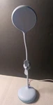 Modern Led Desk Lamp With Unique Fan Usb Charging Blue. Fixed Price $22.99.