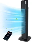 31" Electric Tower Fan With Remote Blow Cold Air, Quiet Cooling Oscillation. Fixed Price $72.10.