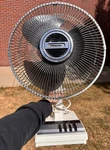 Panasonic F-1209 Vintage Electric Fan 1985 Oscillating Gray Blades- Works!. Fixed Price $57.50.