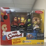 Toys The Simpsons Treehouse Of Horror Ironic Punishment Figure Set 2002. Fixed Price $60.00.