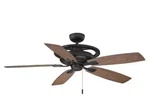 Hampton Bay 52 In. Misting Fan Outdoor Only Natural Iron Ceiling. Fixed Price $138.00.