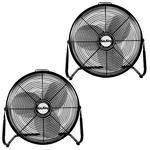 Air King 18" 1/6 Hp 3 Speed Heavy Duty Portable Industrial Floor Fan (2 Pack). Fixed Price $334.99.