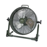 Camping Floor Fan 12" Green Rechargeable Battery-operated High Velocity Outdoor. Fixed Price $127.78.