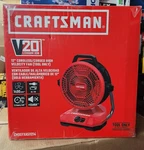 New Craftsman V20 3-SPEED High Velocity Industrial Fan CMXEFXA511214. Fixed Price $79.99.