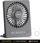 Portable Usb Mini Desk Fan With 3 Speed Settings - Compact Personal. Fixed Price $11.98.