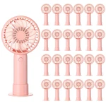 Tujoe 24 Pcs Mini Powerful Handheld Fan 3 Speed Personal Small Portable. Fixed Price $94.93.