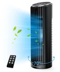 Abolee Tower Fan For Bedroom, 23FT/S Desk With Remote, 70 Oscillating. Fixed Price $53.00.