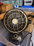 Better Homes & Gardens Retro Tabletop Heater Black Brass Finish. Fixed Price $35.00.