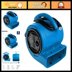 Mounto Air Mover Blower Fan Carpet Floor Dryer 3-SPEED Blue. Fixed Price $169.99.