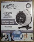 Shark Flexbreeze Hydrogo FA052 Misting Portable Fan Gray Corded/cordless Speed. Fixed Price $62.83.
