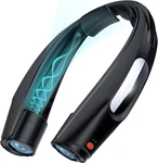 Portable Neck Fan, Hands Free Personal Fan- 6000MAH Battery Operated, Usb Rechar. Fixed Price $35.99.