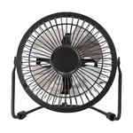 Mainstays 4 Inch Small Usb Desk Fan Black Metal Adjustable Tilt Quiet. Fixed Price $8.94.
