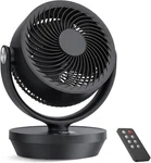 Pntck Air Circulator Fan For Bedroom, 13" Table With Remote, 90 Oscillating. Fixed Price $50.50.