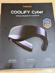 Torras Coolify Cyber Ultimate Wearable Air Conditioner-black, Neck Fan, Heater. Fixed Price $108.00.