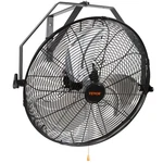 Vevor 18 Wall Mount Fan, 3-SPEED IP44 Waterproof Inch, Black. Fixed Price $100.26.