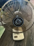 Vintage Sanyo 12" 3 Speed Oscillating Tabletop Fan EF12SP2 -tested. Fixed Price $69.95.